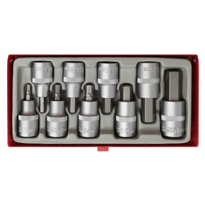 Hex Socket Bit Set 9pc 1/2"Sq Drive - AK620 - Farming Parts