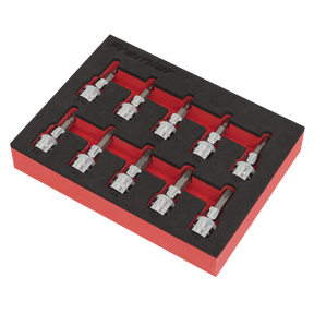 TRX-Star* Socket Bit Set 10pc 3/8"Sq Drive - AK6242 - Farming Parts