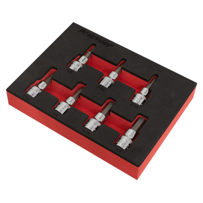 Hex Socket Bit Set 7pc 3/8"Sq Drive - Imperial - AK6246 - Farming Parts