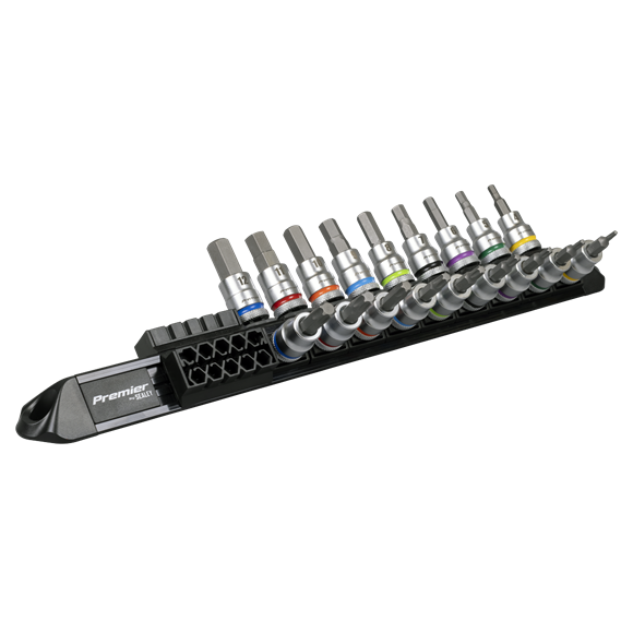 Premier Platinum Series Hex & TRX-Star* Socket Bit Set 3/8"Sq Drive 18pc - SE-AK6252