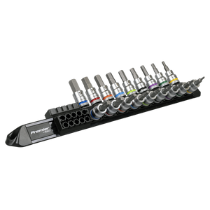 Premier Platinum Series Hex & TRX-Star* Socket Bit Set 3/8"Sq Drive 18pc - SE-AK6252