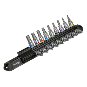 Premier Platinum Series Hex & TRX-Star* Socket Bit Set 3/8"Sq Drive 18pc - SE-AK6252
