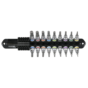 Premier Platinum Series Hex & TRX-Star* Socket Bit Set 3/8"Sq Drive 18pc - SE-AK6252