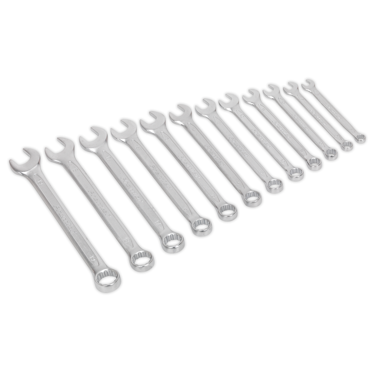Combination Spanner Set 12pc Cold Stamped Metric - AK6325 - Farming Parts
