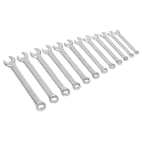 Combination Spanner Set 12pc Cold Stamped Metric - AK6325 - Farming Parts