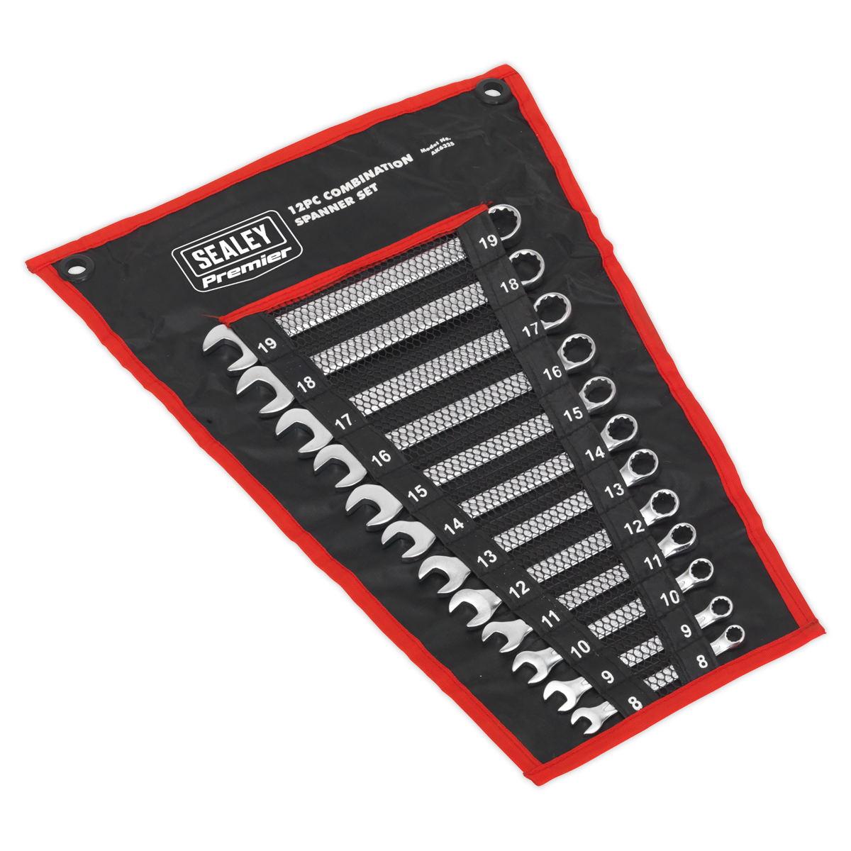 Combination Spanner Set 12pc Cold Stamped Metric - AK6325 - Farming Parts