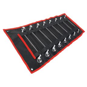 Offset Double End Ring Spanner Set 8pc Metric - AK6327 - Farming Parts