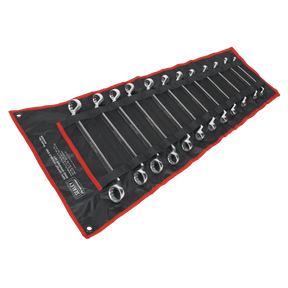 Offset Double End Ring Spanner Set 12pc Metric - AK6328 - Farming Parts