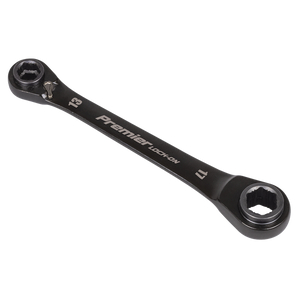 Premier Black 4-in-1 Reversible Lock-On™ Ratchet Ring Spanner - SE-AK63923
