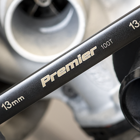 Premier Black Combination Ratchet Spanner Set 12pc - SE-AK63940B