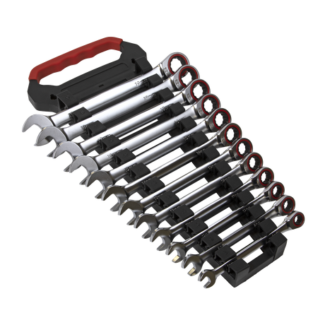 Ratchet Combination Spanner Set 12pc Metric Platinum Series - AK63940 - Farming Parts