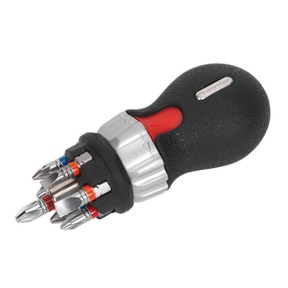 Fine Tooth Ratchet Screwdriver Set 8pc Stubby Platinum Series - AK64908 - Farming Parts