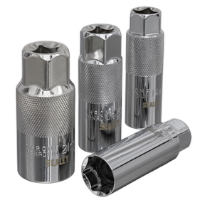 Spark Plug Socket Set 4pc 3/8"Sq Drive - AK6556 - Farming Parts