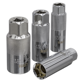 Magnetic Spark Plug Socket Set 4pc 3/8"Sq Drive - AK65561 - Farming Parts