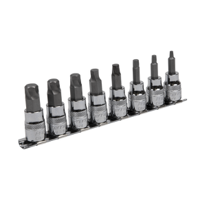 Hex Socket Bit Set Lock-On™ 8pc 3/8"Sq Drive Metric - AK65601 - Farming Parts