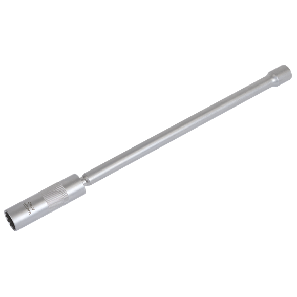 Spark Plug Socket with Universal Joint & Extension 3/8"Sq Drive 12-Point 16mm - SE-AK6576