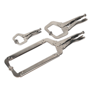 Locking 'C' Clamp Set 3pc - AK66 - Farming Parts