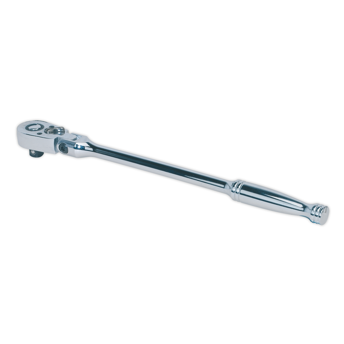 Ratchet Wrench Flexi-Head 300mm 3/8"Sq Drive Pear-Head Flip Reverse - AK661F - Farming Parts