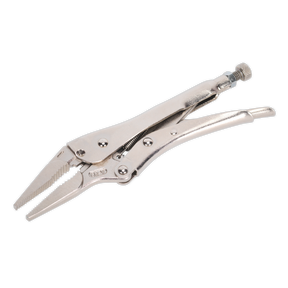 Locking Pliers Long Nose 210mm 0-60mm Capacity - AK6825 - Farming Parts