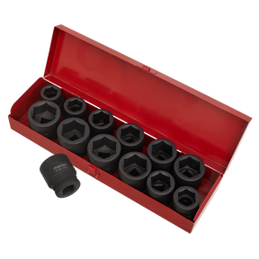 Impact Socket Set 13pc 3/4"Sq Drive Metric/Imperial - AK686 - Farming Parts