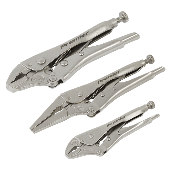 Sealey | Premier Locking Pliers Set 3pc - AK6876