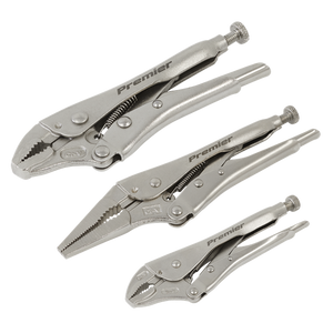 Sealey | Premier Locking Pliers Set 3pc - AK6876