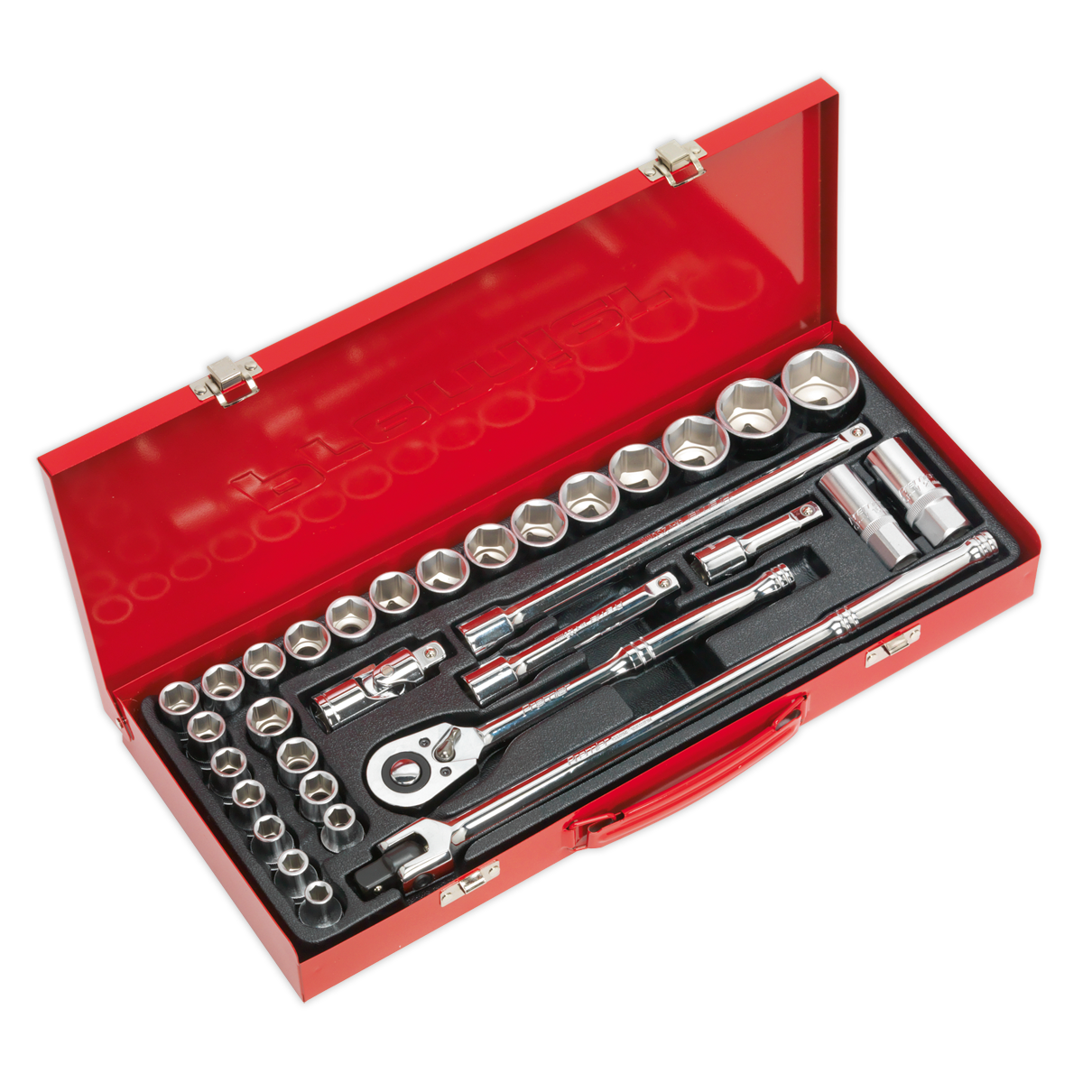 Socket Set 32pc 1/2"Sq Drive 6pt WallDrive® - Metric/Imperial - AK693 - Farming Parts