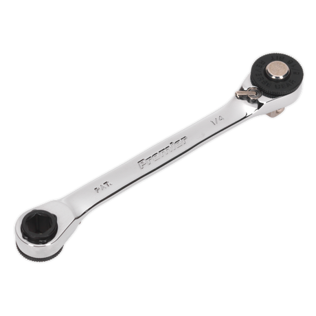 Ratchet Spanner 1/4"Hex x 5/16"Hex Drive with 1/4"Sq Drive Adaptor - AK6967 - Farming Parts