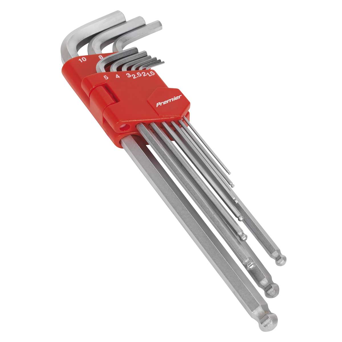 Ball-End Hex Key Set 9pc Extra-Long Metric - AK7140 - Farming Parts