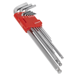 Ball-End Hex Key Set 9pc Extra-Long Metric - AK7140 - Farming Parts