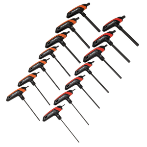 Premier Metric/Imperial T-Handle Hex Key Set 14pc - SE-AK7149
