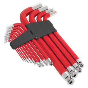 Jumbo Ball-End Hex Key Set 13pc Anti-Slip - Metric - AK7187 - Farming Parts