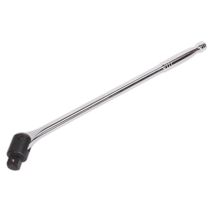 The Sealey Breaker Bar 600mm 1"Sq Drive - AK7311 is a long bar crafted from Chrome Vanadium steel with a square drive socket head on one end, ideal for professional use and designed to loosen tight bolts.