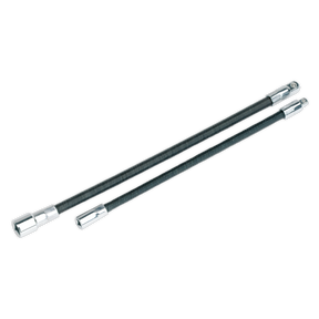 Flexible Extension Adaptor Set 2pc 1/4"Sq x 254mm & 3/8"Sq x 305mm - AK7342 - Farming Parts