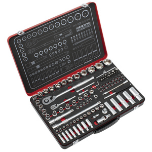 Sealey | Premier Platinum Socket Set 1/4" & 1/2"Sq Drive 108pc - AK7926