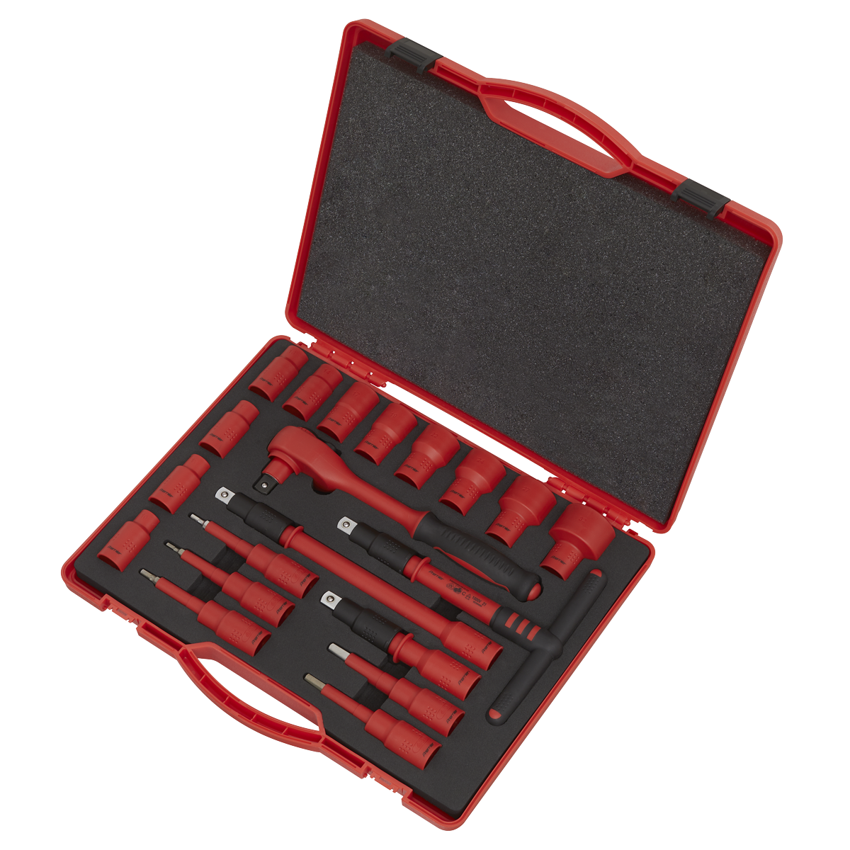 Insulated Socket Set 20pc 1/2"Sq Drive WallDrive® VDE Approved - AK7941 - Farming Parts