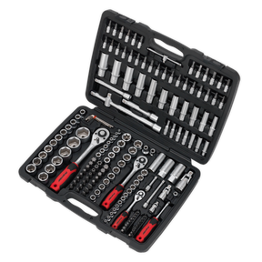 Socket Set 172pc 1/4", 3/8" & 1/2"Sq Drive 6pt WallDrive® Metric - AK7955EU - Farming Parts