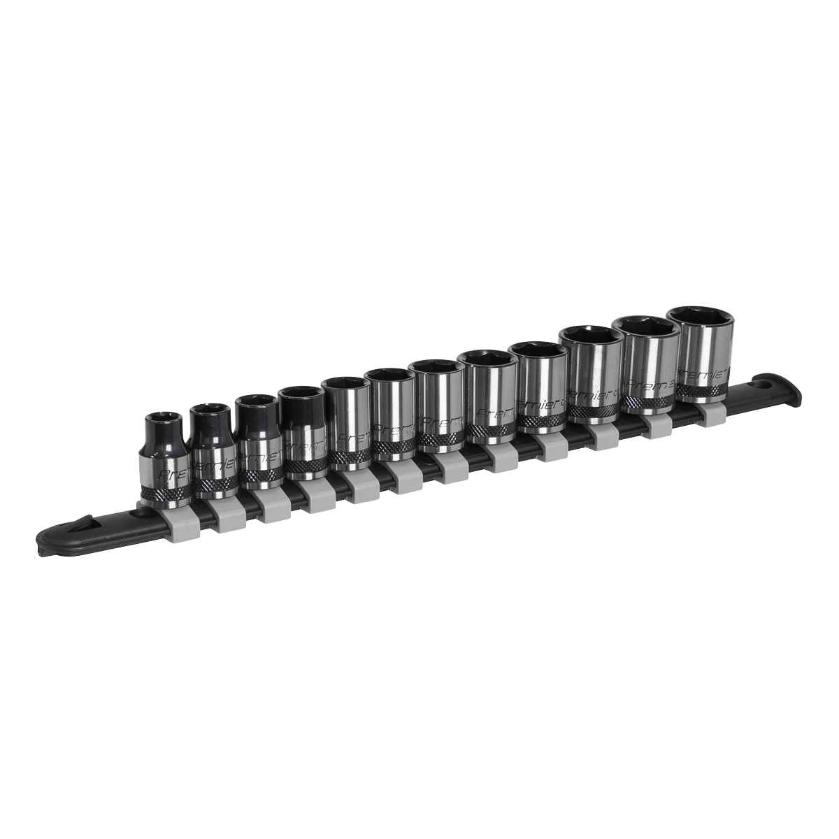 Socket Set 12pc 3/8"Sq Drive Metric - Black Series - AK7992 - Farming Parts