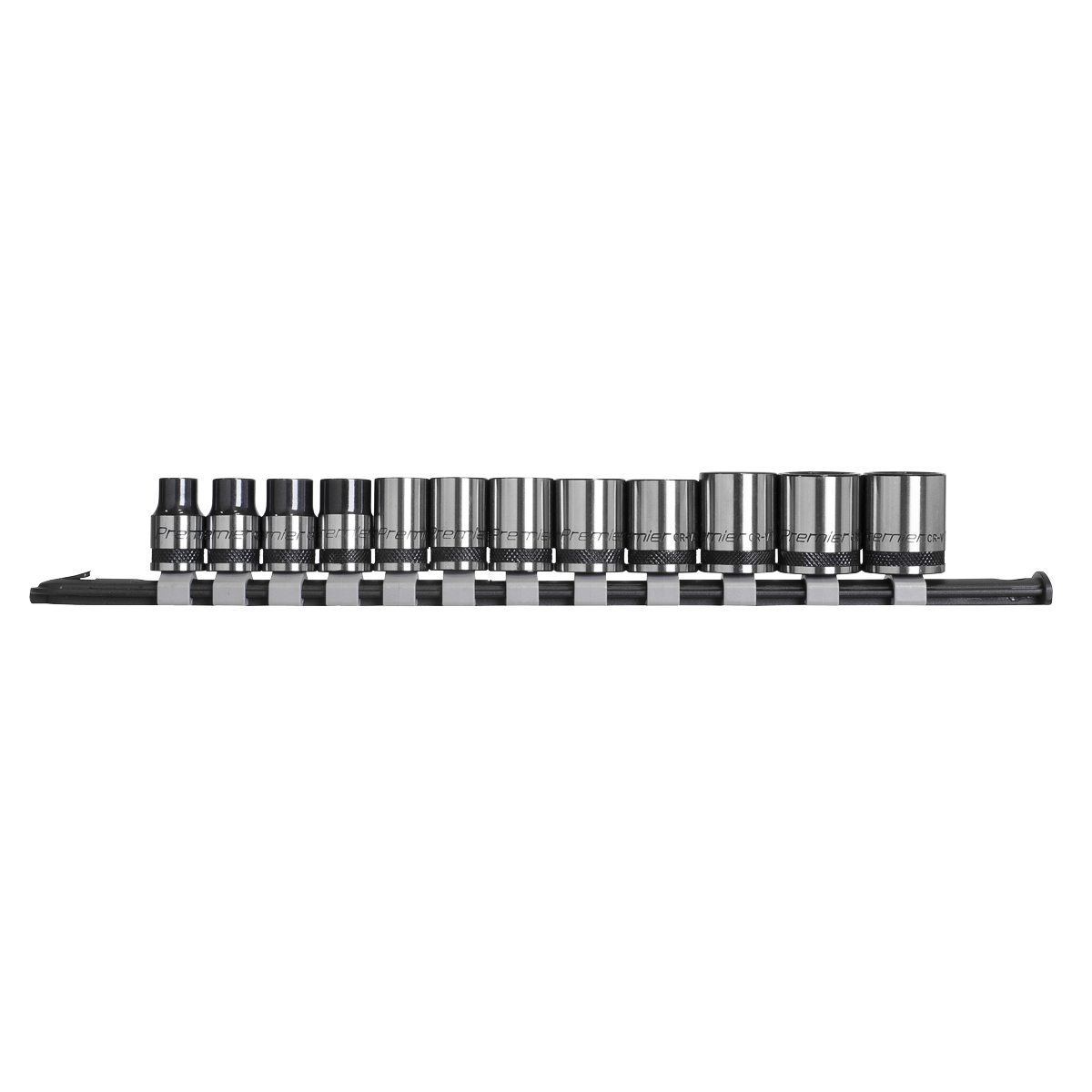 Socket Set 12pc 3/8"Sq Drive Metric - Black Series - AK7992 - Farming Parts