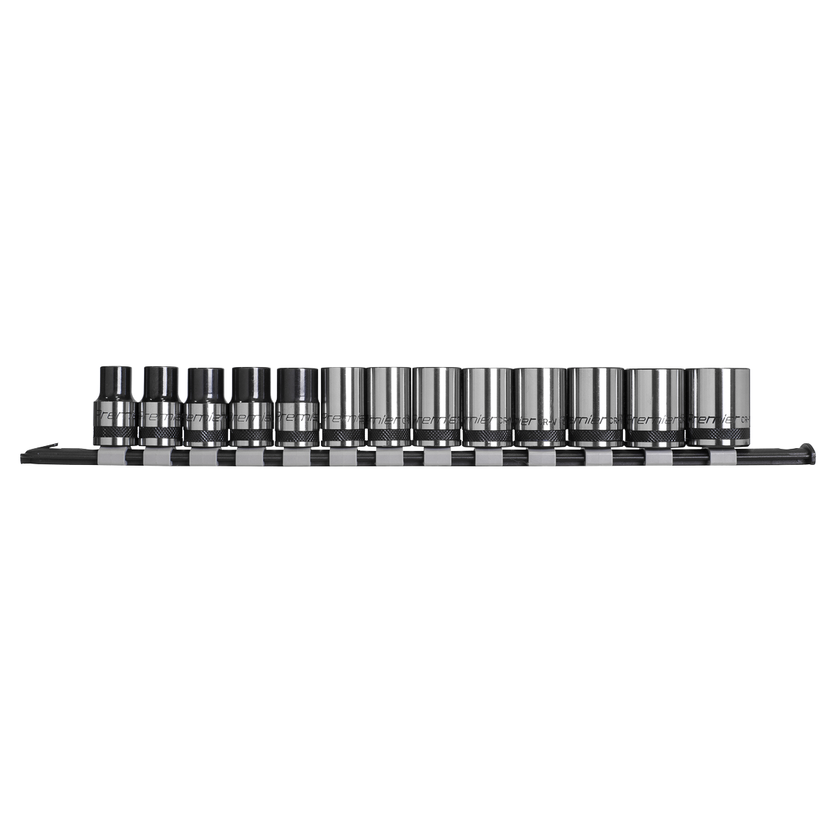 Socket Set 13pc 1/2"Sq Drive Metric - Black Series - AK7994 - Farming Parts