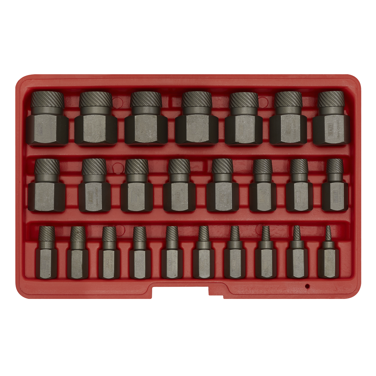 Multi-Spline Screw Extractor Set 25pc - AK8182 - Farming Parts