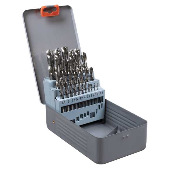 Sealey | Left-Hand Spiral Drill Bit Set 25pc - AK8191