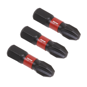 Phillips #3 Impact Power Tool Bits 25mm - 3pc - AK8206 - Farming Parts
