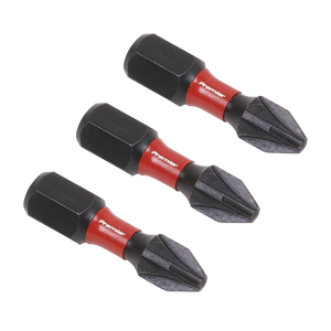 Pozi #2 Impact Power Tool Bits 25mm - 3pc - AK8208 - Farming Parts