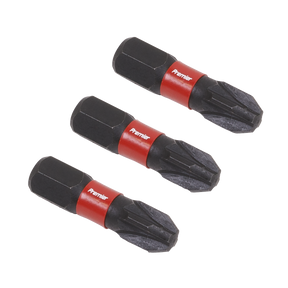 Pozi #3 Impact Power Tool Bits 25mm - 3pc - AK8209 - Farming Parts