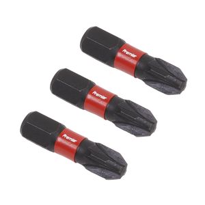 Pozi #3 Impact Power Tool Bits 25mm - 3pc - AK8209 - Farming Parts