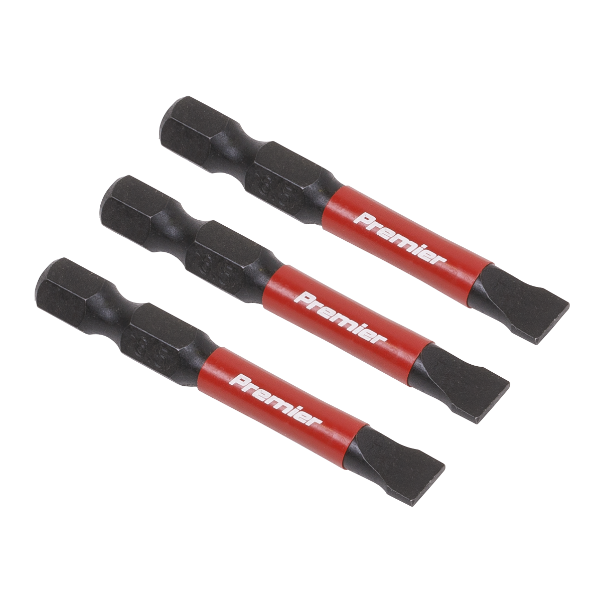 Slotted 6.5mm Impact Power Tool Bits 50mm - 3pc - AK8228 - Farming Parts