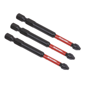 Pozi #2 Impact Power Tool Bits 75mm - 3pc - AK8258 - Farming Parts