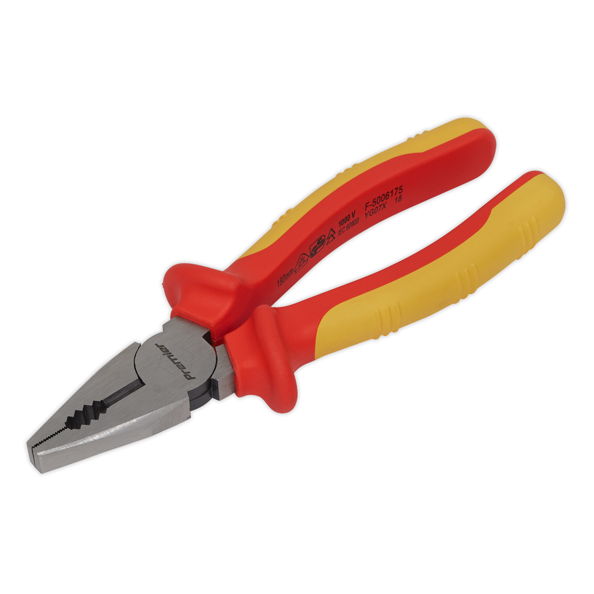 Combination Pliers 175mm VDE Approved - AK83454 - Farming Parts