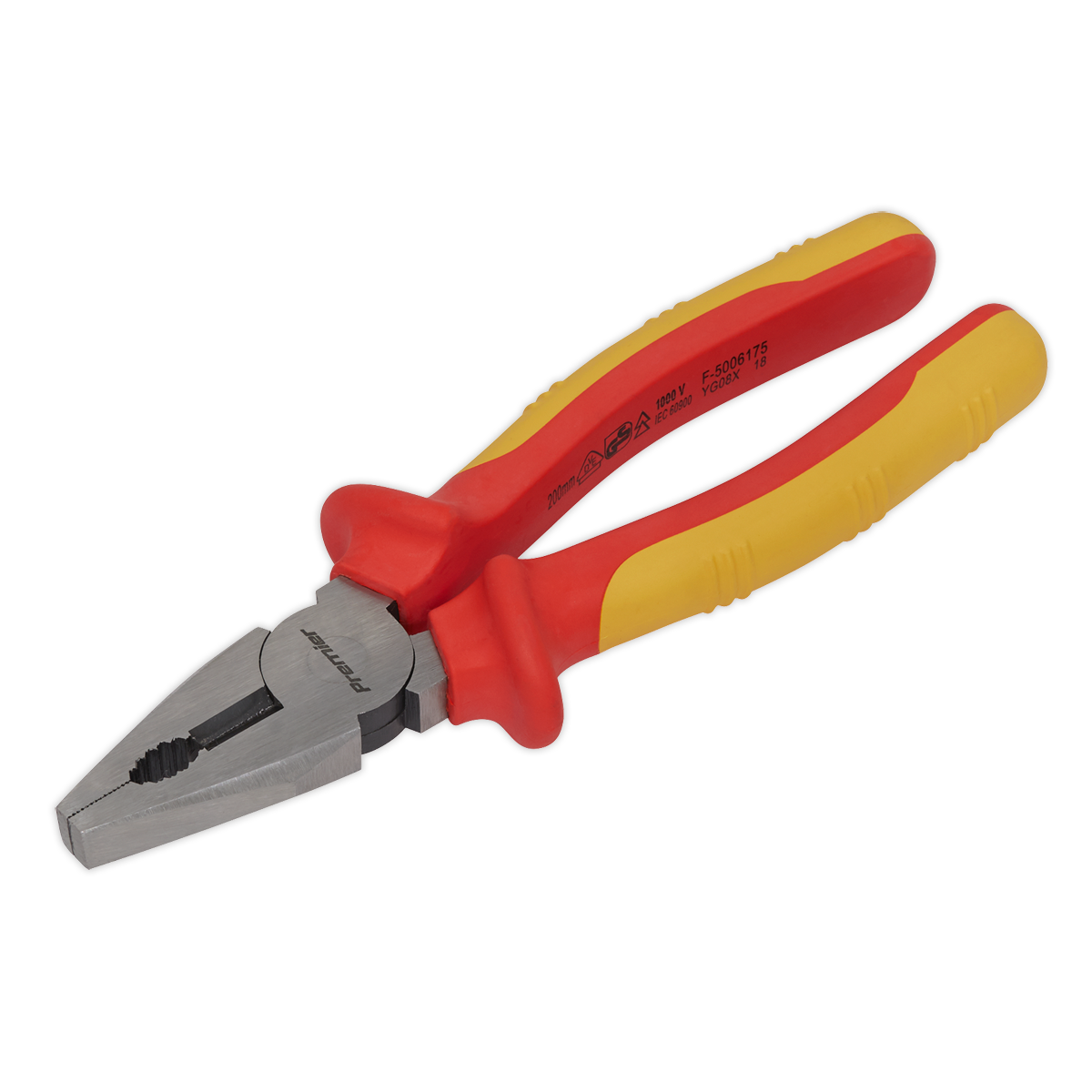 Combination Pliers 200mm VDE Approved - AK83455 - Farming Parts